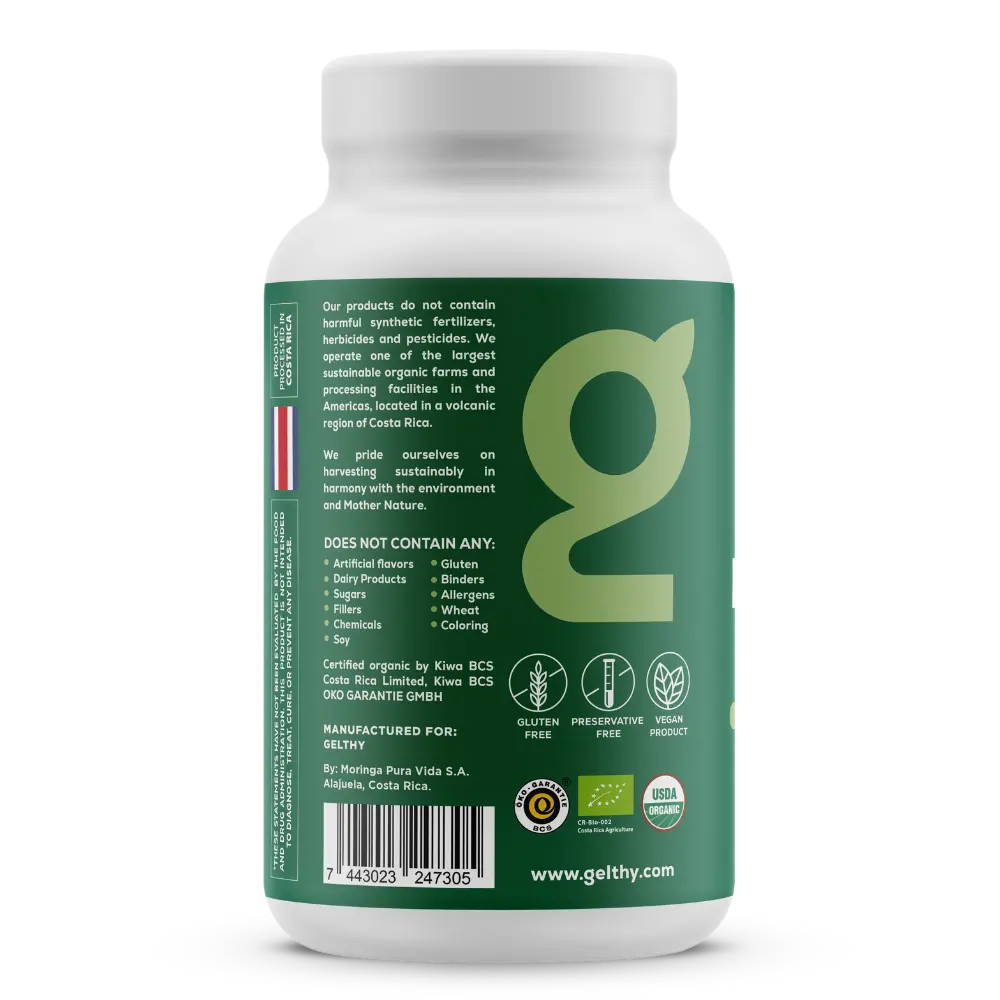 Certificados Moringa Organica Codigo Barras