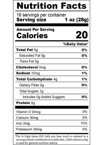 Nutrition Facts