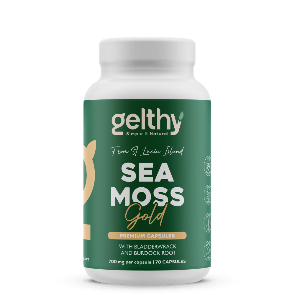 Organic Sea Moss with Bladderwrack and Burdock Root