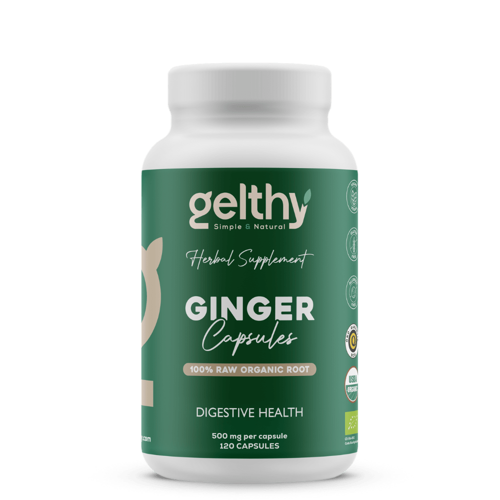 Pure Organic Ginger Raw Root - Digestive Wellness