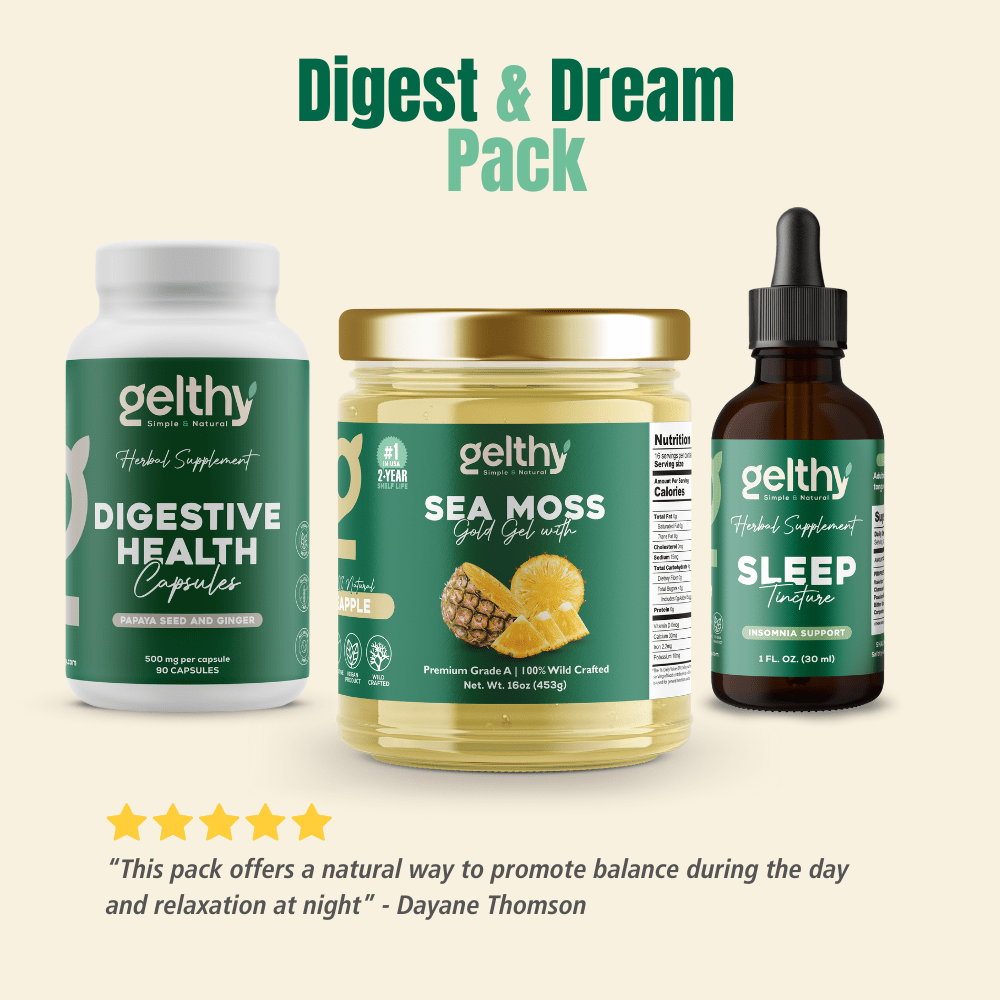 Sea Moss Gel Digest & Dream Pack